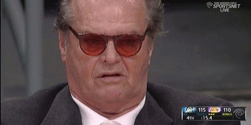 PIcture of Jack Nicholson being disgusted