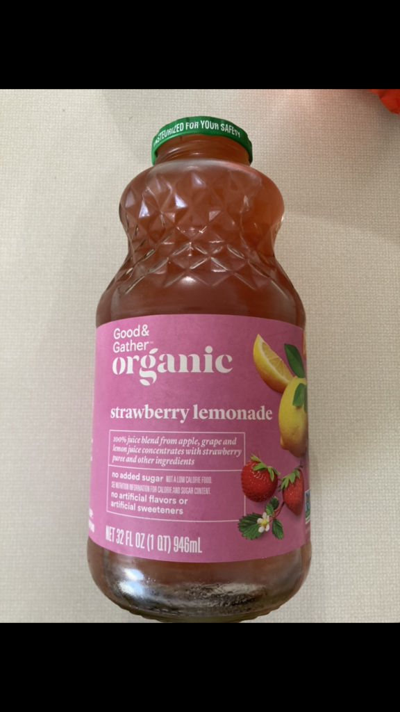Picture of Organic Strawberry Lemonade